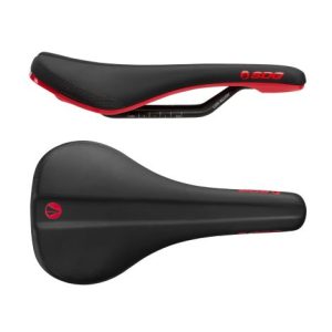 SDG Bel Air 3.0 LUX Alloy Rail Saddle - Black / Red