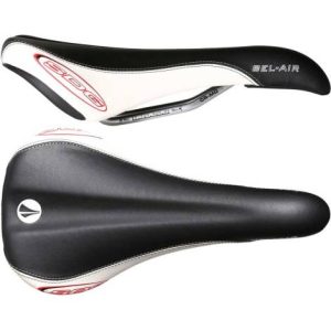 SDG Bel-Air RL Cro-Mo Rail Saddle - Black / White