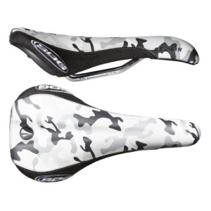 SDG Bel-Air RL Cro-Mo Rail Saddle - Snow / Camo