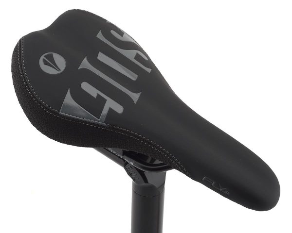 SDG Fly Jr Kid's Saddle (Black) (Steel Rails) (122mm)