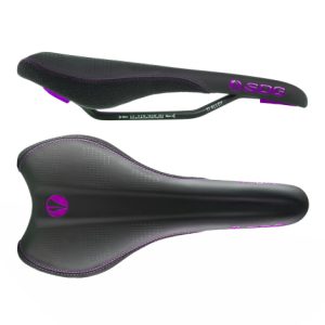 SDG Radar MTN Cro-Mo Rail Saddle - Black / Purple