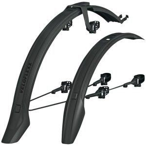 SKS VeloFlexx 55 Fender Set (Black) (Front & Rear) (26"/650b/700c) (For Disc Brake Bikes)