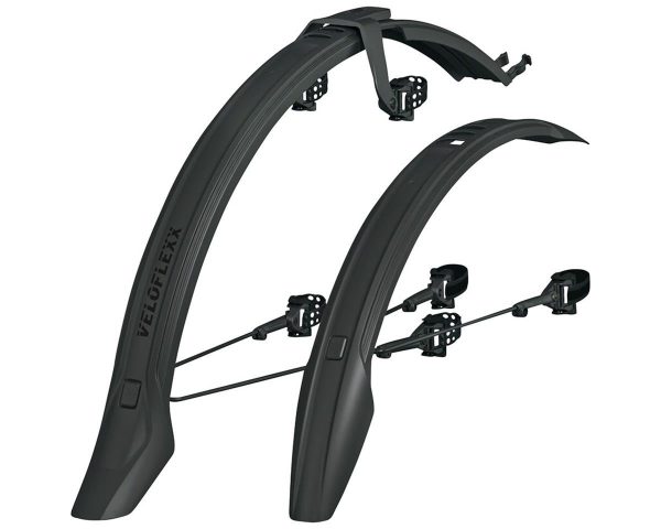 SKS VeloFlexx 55 Fender Set (Black) (Front & Rear) (26"/650b/700c) (For Disc Brake Bikes)