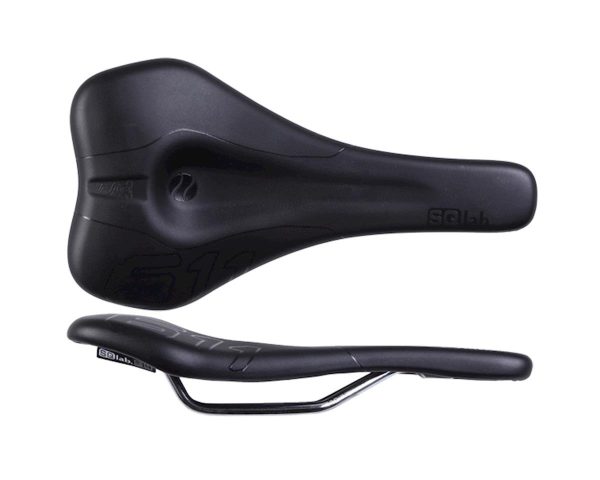 SQlab 611 Ergowave Saddle (Black) (Chromoly Rails) (150mm)