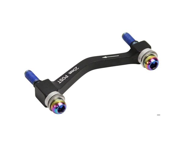 SRAM 20P Post Bracket (180 Front/160 Rear) (w/ Rainbow Bolts)