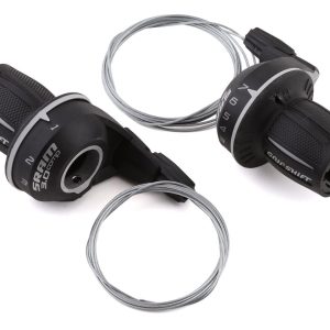 SRAM 3.0 Comp Grip Shifters (Black) (Pair) (3 x 7 Speed) (For SRAM Derailleurs)