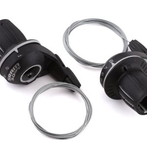 SRAM 3.0 Comp Grip Shifters (Black) (Pair) (3 x 8 Speed) (For SRAM Derailleurs)