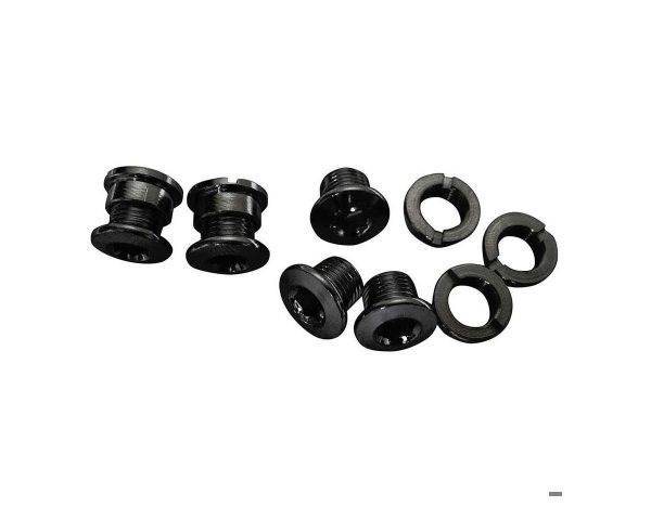 SRAM 5/6 Dual-Hex Chainring Bolt Set (Black) (12pc) (Steel)