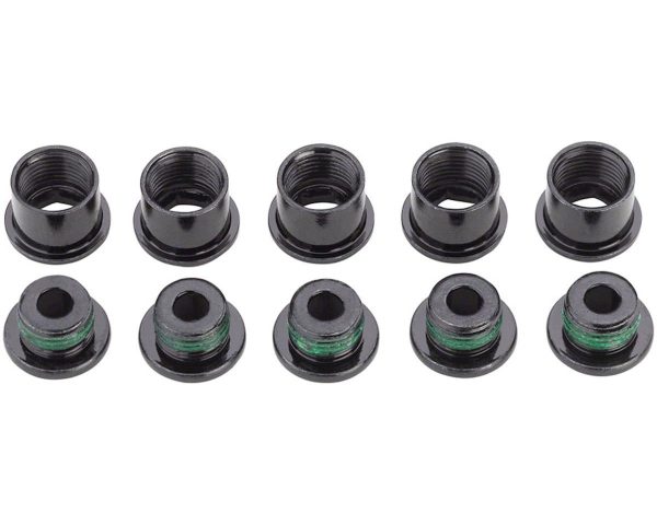 SRAM Crank Chainring Bolt Kit (Black) (5-Arm) (Steel)