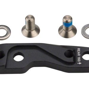 SRAM Disc Brake Adapters (Black) (Flat Mount) (160mm Rear)