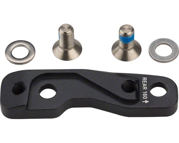 SRAM Disc Brake Adapters (Black) (Flat Mount) (160mm Rear)