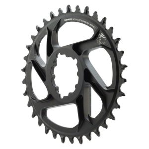 SRAM Eagle X-Sync 2 Oval Direct Mount Chainring (Black) (6mm Offset) (34T)