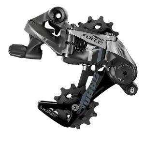 SRAM Force 1 Rear Derailleur (Grey) (1 x 11 Speed) (Medium Cage) (Clutch)