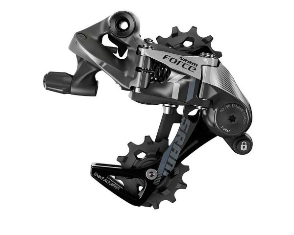 SRAM Force 1 Rear Derailleur (Grey) (1 x 11 Speed) (Medium Cage) (Clutch)