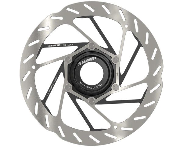 SRAM HS2 Disc Brake Rotor (Silver/Black) (Centerlock) (160mm)