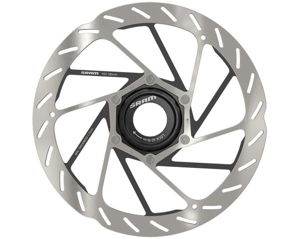 SRAM HS2 Disc Brake Rotor (Silver/Black) (Centerlock) (180mm)