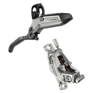 SRAM Level Ultimate Stealth 4-Piston Hydraulic Disc Brake (Black/Silver) (Left) (Caliper Included)