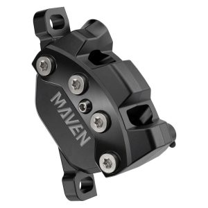 SRAM Maven Silver Disc Brake Caliper (Black) (Hydraulic) (Front or Rear) (Post Mount)