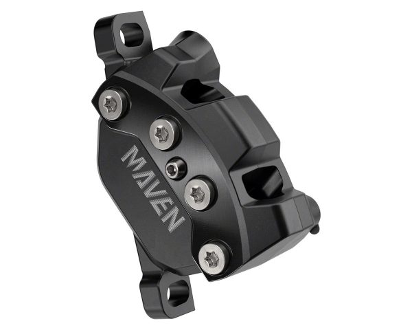 SRAM Maven Silver Disc Brake Caliper (Black) (Hydraulic) (Front or Rear) (Post Mount)