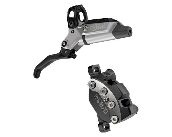 SRAM Maven Ultimate Hydraulic Disc Brake (Silver/Black) (Left) (Post Mount) (Caliper Included)