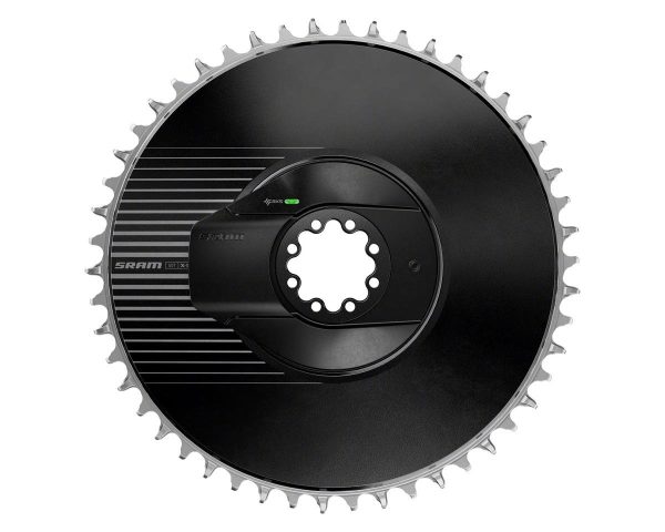 SRAM RED AXS Power Meter Direct Mount Aero Chainring (Black/Silver) (E1) (60T)