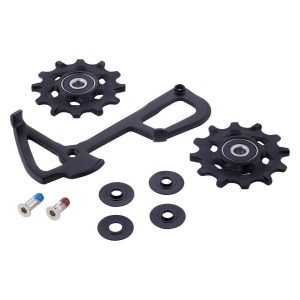 SRAM Rear Derailleur Pulley Kit and Type 2.1 Long Cage Assembly (Black) (GX 1 X 11/Force1/Rival1)