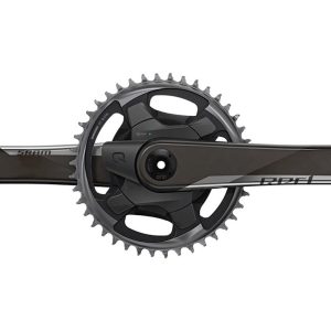 SRAM Red 1 AXS Power Meter Crankset (Black) (1 x 12 Speed) (DUB Spindle) (170mm) (46T) (Quarq)