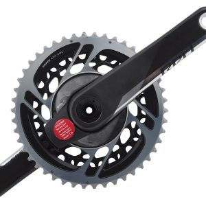 SRAM Red AXS Power Meter Crankset (Black) (2 x 12 Speed) (DUB Spindle) (172.5mm) (46/33T) (Quarq DZe