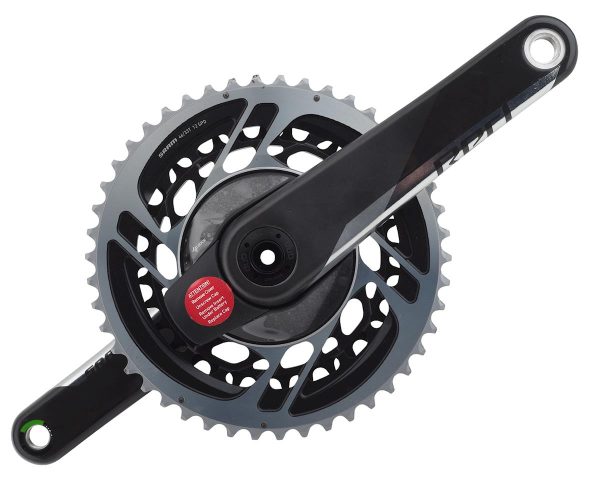 SRAM Red AXS Power Meter Crankset (Black) (2 x 12 Speed) (DUB Spindle) (172.5mm) (46/33T) (Quarq DZe