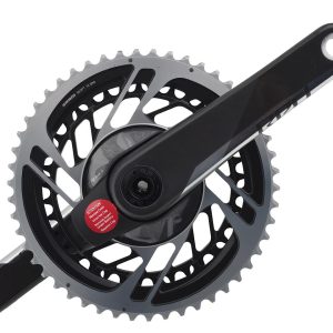 SRAM Red AXS Power Meter Crankset (Black) (2 x 12 Speed) (DUB Spindle) (172.5mm) (50/37T) (Quarq DZe