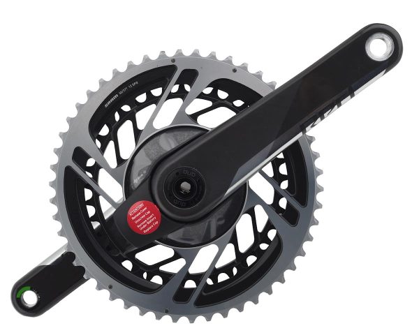 SRAM Red AXS Power Meter Crankset (Black) (2 x 12 Speed) (DUB Spindle) (172.5mm) (50/37T) (Quarq DZe