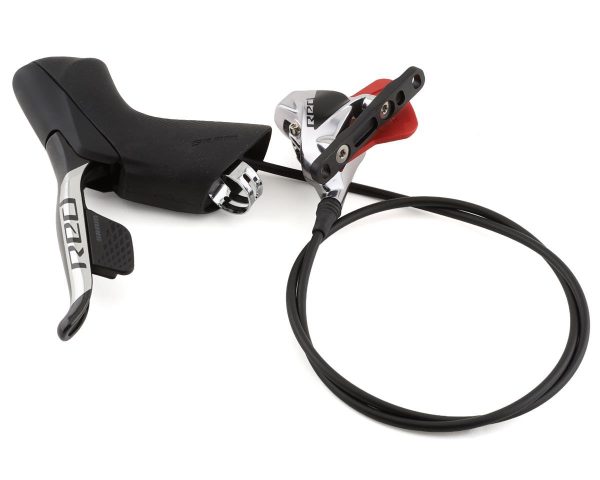 SRAM Red eTap AXS Hydraulic Shift/Brake Lever Kit (Black/Silver) (Left) (Flat Mount) (Caliper Includ