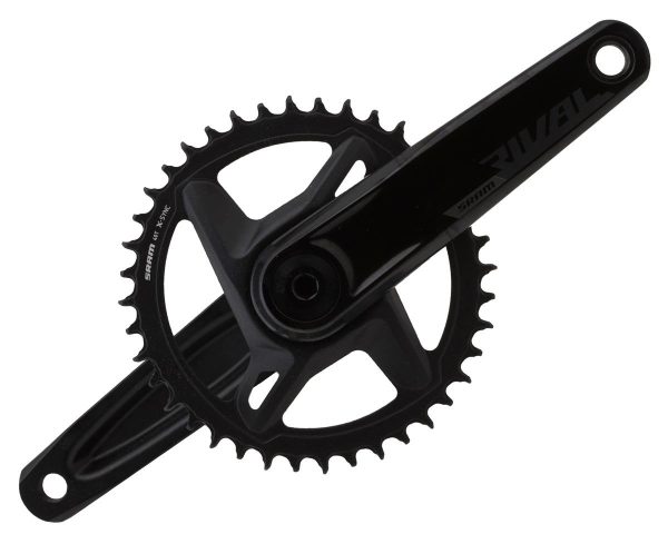 SRAM Rival 1 AXS Wide Power Meter Crankset (Black) (1 x 12 Speed) (DUB Spindle) (165mm) (40T) (Quarq