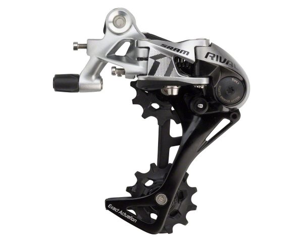 SRAM Rival 1 Rear Derailleur (Black/Silver) (1 x 11 Speed) (Long Cage) (Clutch)