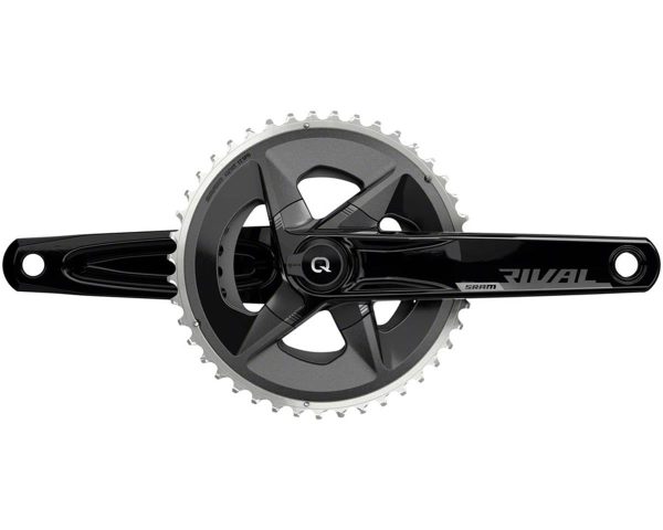 SRAM Rival AXS Wide Power Meter Crankset (Black) (2 x 12 Speed) (DUB Spindle) (160mm) (43/30T) (Quar