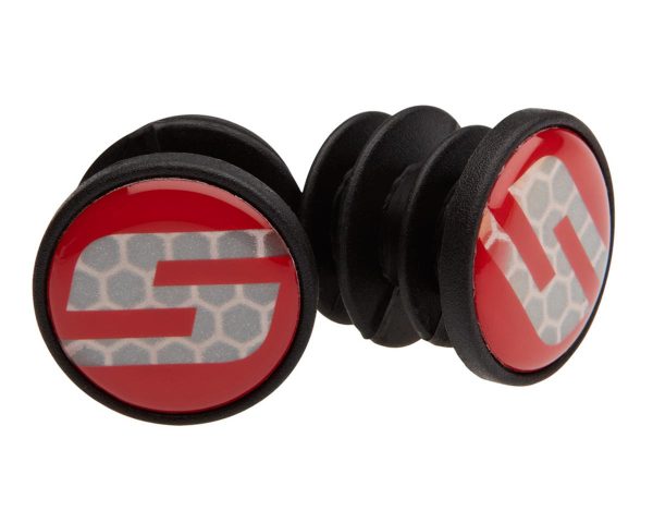 SRAM Road Handlebar End Plugs (Red) (S Logo)