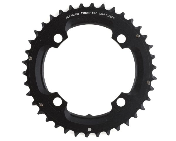 SRAM Truvativ X0/X9 Chainrings (Black) (2 x 10 Speed) (Outer) (No Pin) (38T) (104mm BCD)