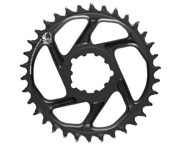 SRAM X-Sync 2 Eagle SL DM Chainring (Black/Grey Logo) (6mm Offset) (34T)