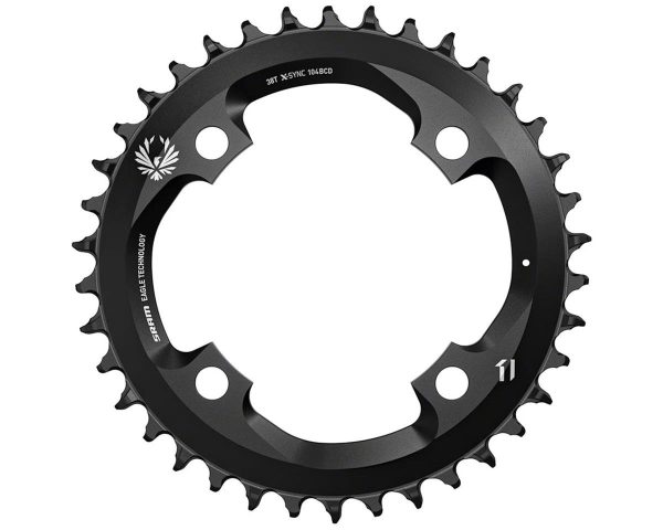 SRAM X-Sync 2 Eagle Steel Chainring (Black) (1 x 11/12 Speed) (104mm BCD) (Single) (38T)