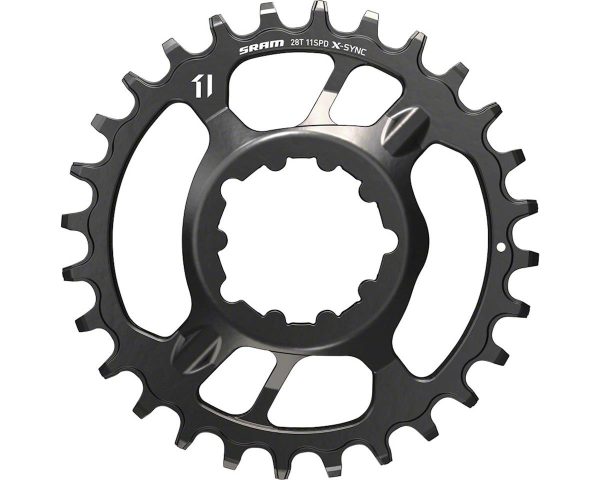 SRAM X-Sync Steel Direct Mount Chainring (Black) (1 x 10/11 Speed) (Single) (28T) (3mm Offset/Boost)