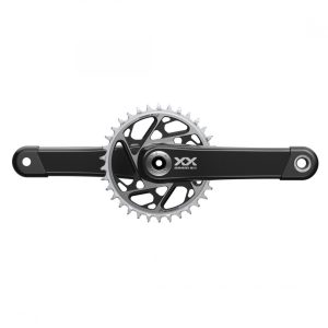 SRAM XX SL Eagle T-Type Crankset (Black) (12 Speed) (DUB) (165mm) (34T) (SRAM Direct Mount) (168mm Q