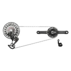 SRAM XX SL Eagle Transmission AXS Power Meter Groupset (Black/Silver) (T-Type) (165mm) (32T) (1 x 12