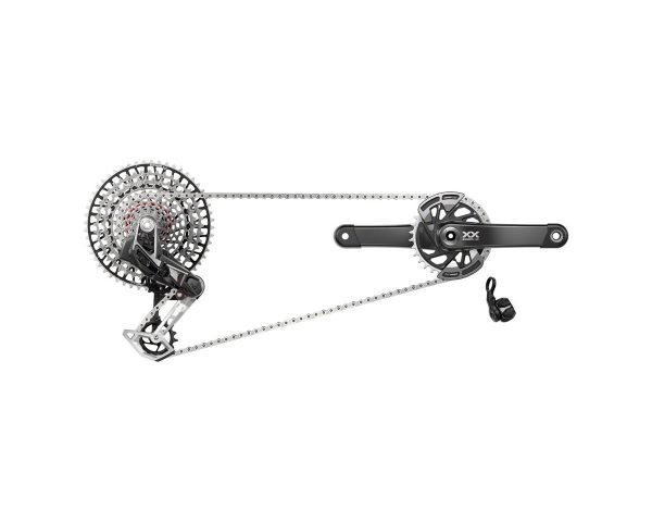 SRAM XX T-Type Eagle Transmission AXS Groupset (Black/Silver) (165mm) (34T) (1 x 12 Speed) (DUB) (55