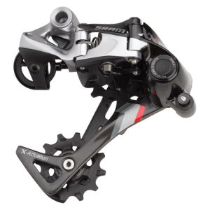 SRAM XX1 Rear Derailleur (Black/Red) (1 x 11 Speed) (Medium Cage) (Clutch)