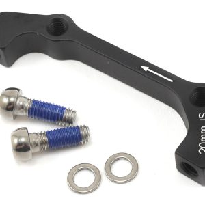 SRAM & Avid Disc Brake Adapters (Black) (+20mm) (IS Mount) (180mm Front, 160mm Rear)