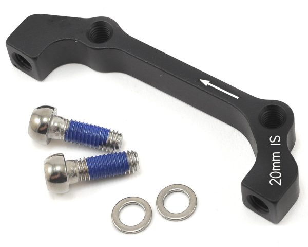 SRAM & Avid Disc Brake Adapters (Black) (+20mm) (IS Mount) (180mm Front, 160mm Rear)