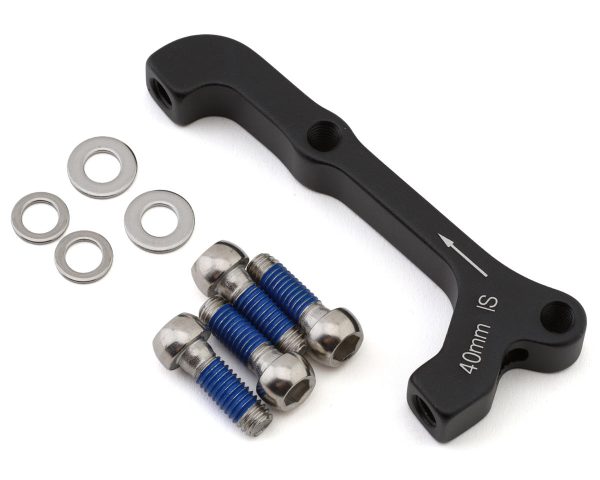 SRAM & Avid Disc Brake Adapters (Black) (+40mm) (IS Mount) (200mm Front, 180mm Rear)