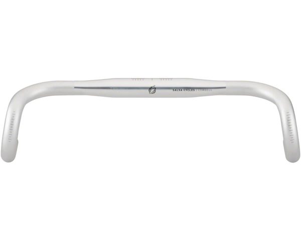 Salsa Cowbell Deluxe Drop Handlebar (Silver) (31.8mm) (42cm) (12deg Flare)