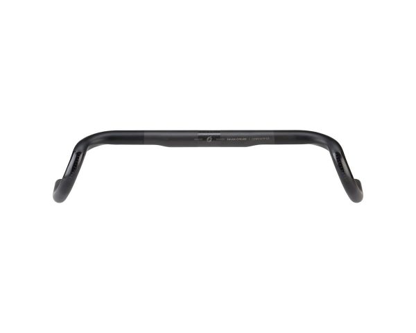 Salsa Cowchipper Carbon Drop Handlebar (Black) (31.8mm) (38cm) (24deg Flare)