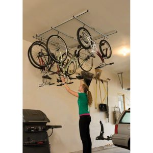 Saris Glide Ceiling Bike Storage Rack (4 Bikes)